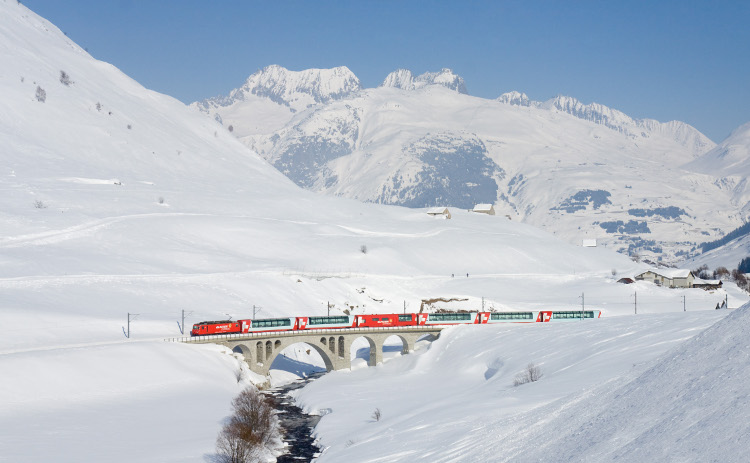Brace yourselves for Matterhorn views as the Glacier Express pulls into Zermatt. Image by Kabelleger/CC BY SA-2.0