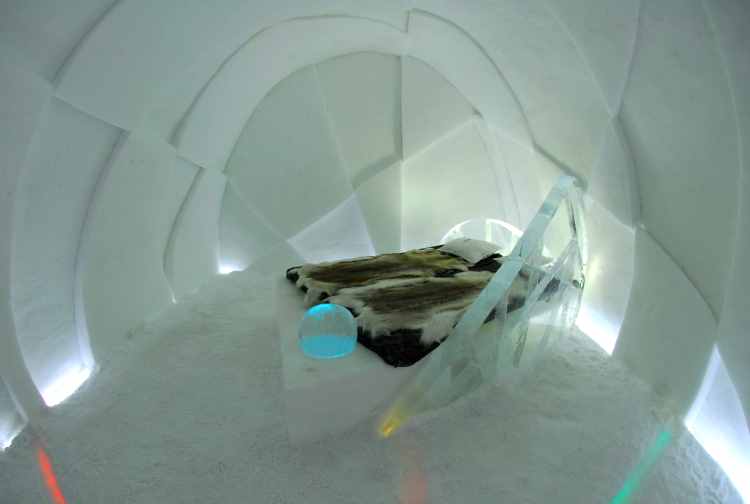 Inside Sweden's iconic Icehotel. Image by Gerard McGovern / CC BY 2.0.