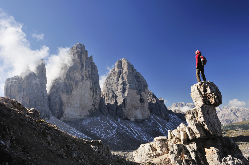 Enjoy spectacular views of the Tre Cime di Lavaredo on this circuit hike