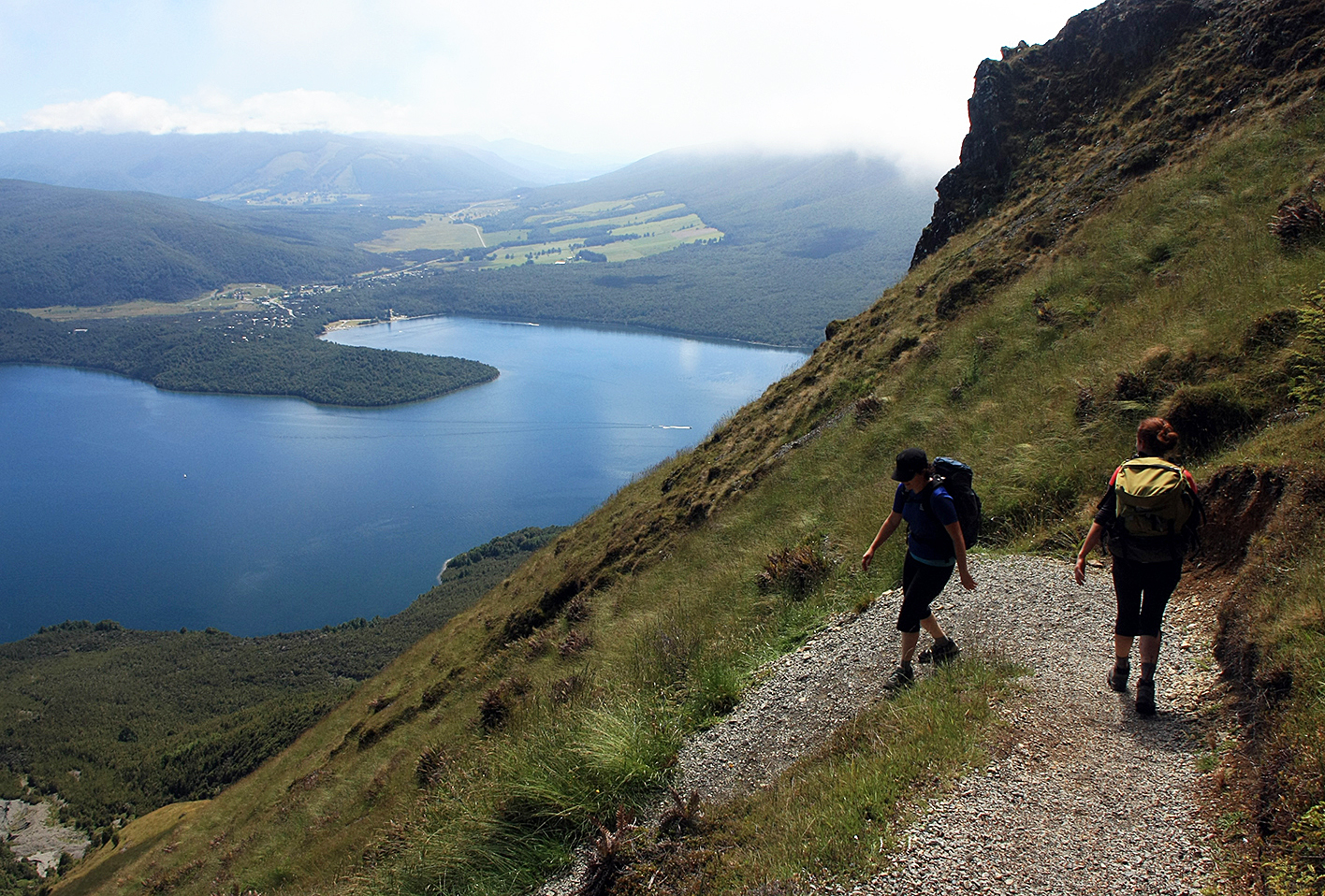 Good head for heights? Test your nerves on the winding Pinchgut Track in New Zealand's Nelson Lakes National Park. Image by Kylie & Rob (and Helen) / CC BY 2.0