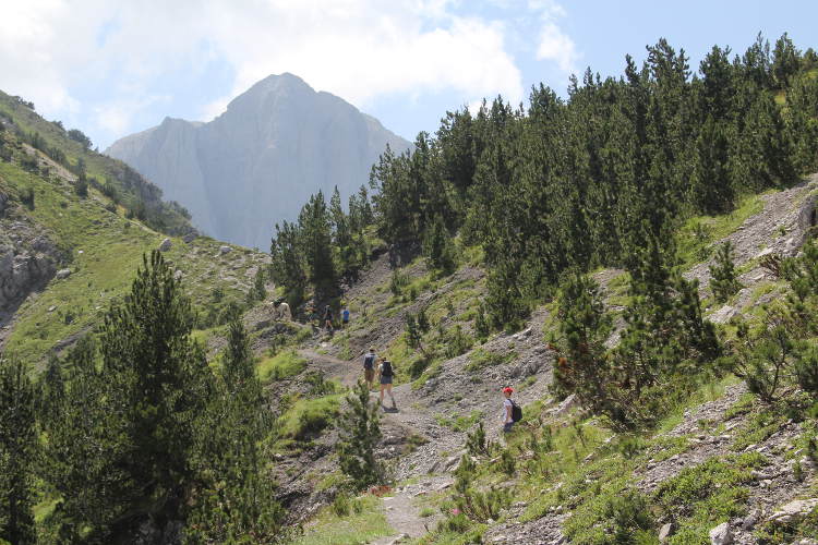 Reaching the Valbona Pass (1759m). Image by Tom Masters / Lonely Planet