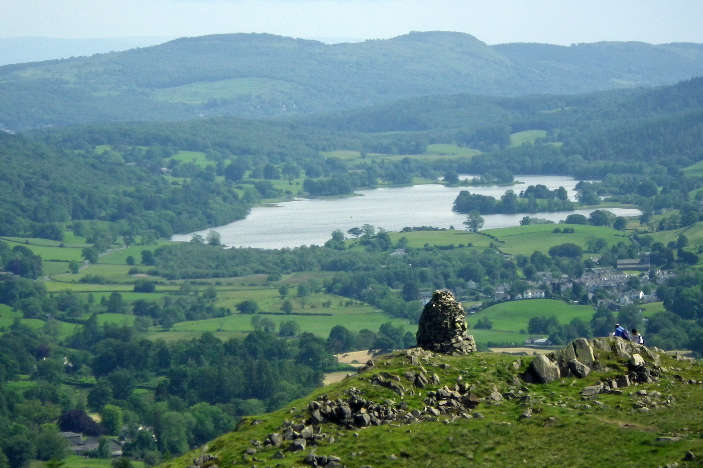 Looking down on Hawkshead and Esthwaite Water. Image by Andrew / CC BY 2.0
