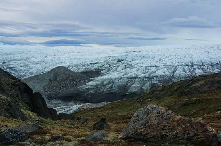 Kangerlussuaq is the gateway to Greenland's enormous ice cap - beyond this final stretch of greenery is only ice. Image by Anita Isalska / Lonely Planet