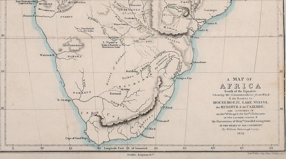 John Arrowsmith's map published in 1852
