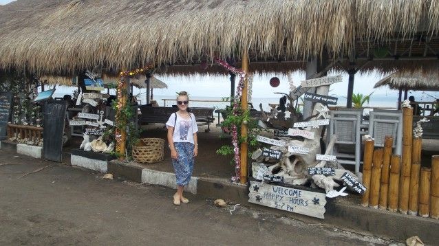 Ready for a meal on Gili Air waterfront