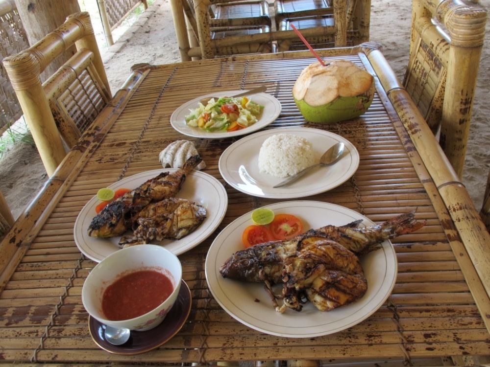 Fresh bbqed Seafood - photo taken by Robyn Junaedi