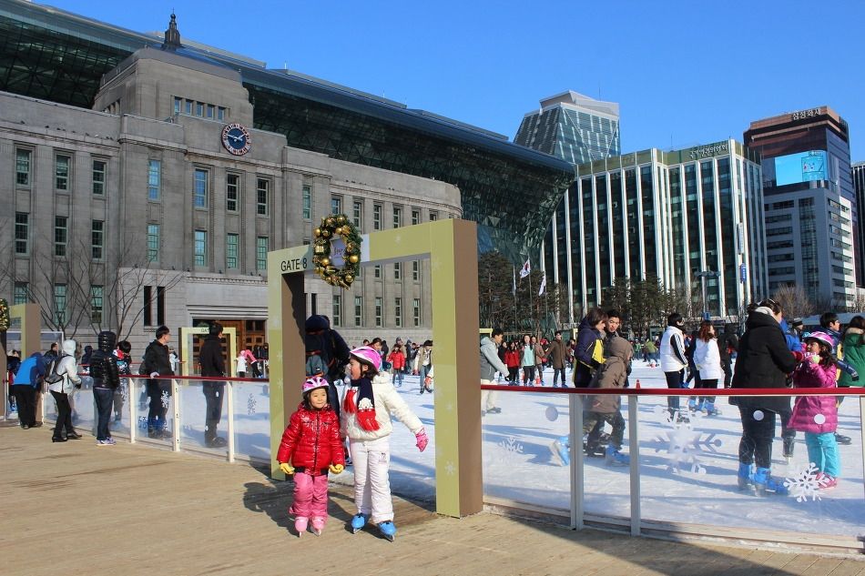 Ice Skating in Seoul