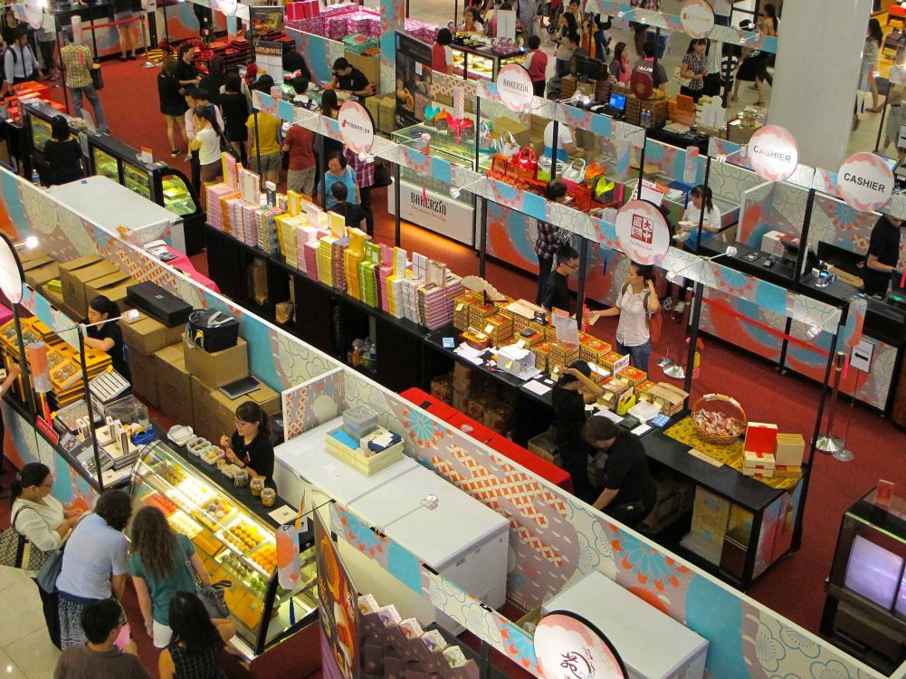 Stalls of Mooncakes