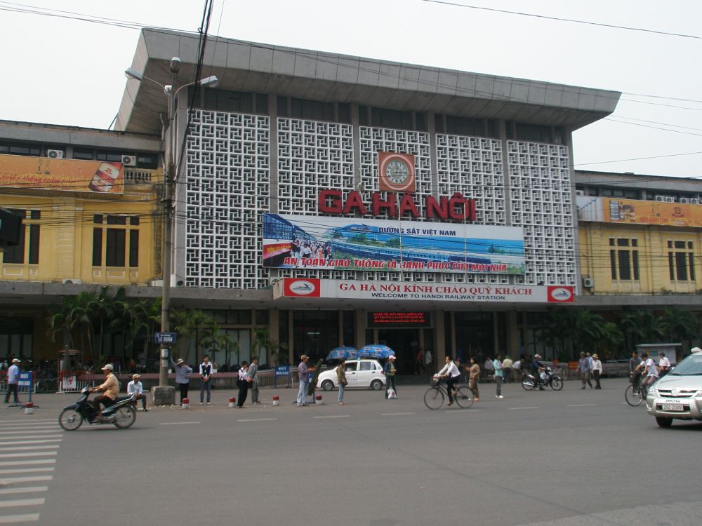 Traveling by train in Vietnam