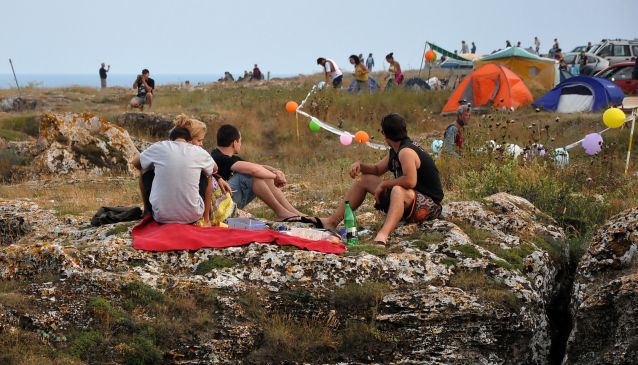 Camping on the Bulgarian Coast