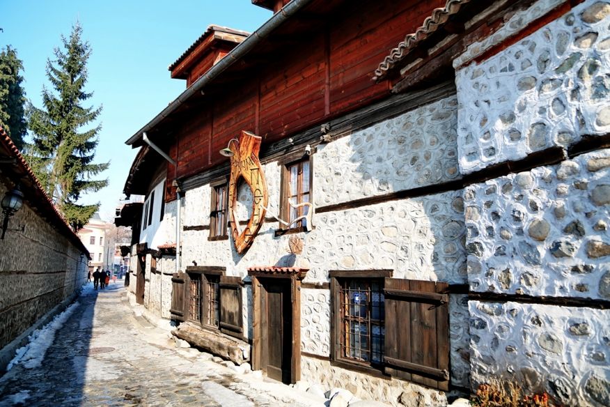 The quaint cobbled back streets