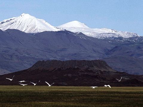 Eldborg is a magnificent volcano in west Iceland