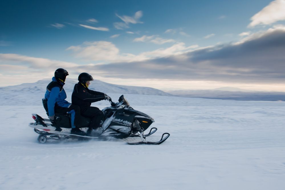 For extreme things you can do on the Golden Circle there is, for instance, Snowmobiling on Langjökull Glacier...