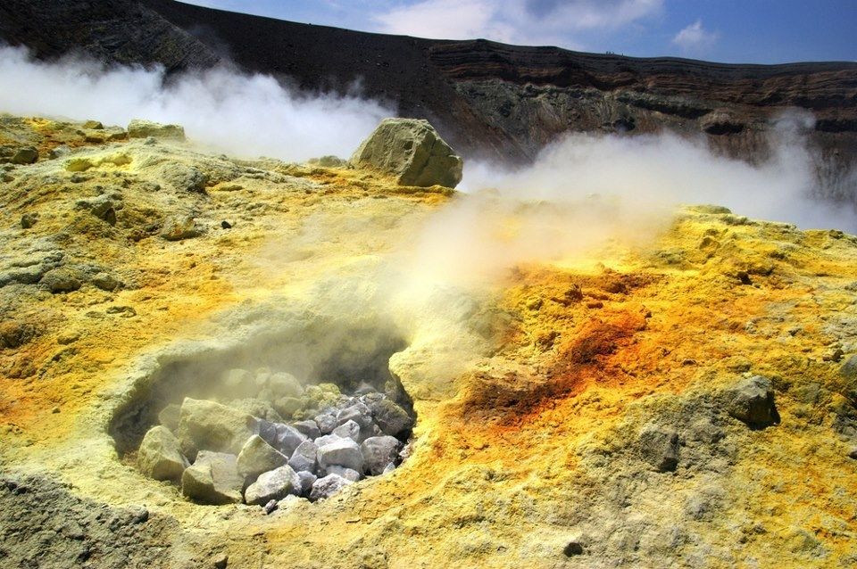 Fossa di Vulcano, fumaroles