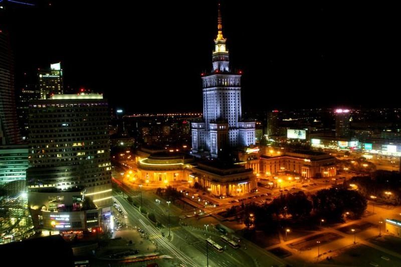 Night view from Marriot Hotel