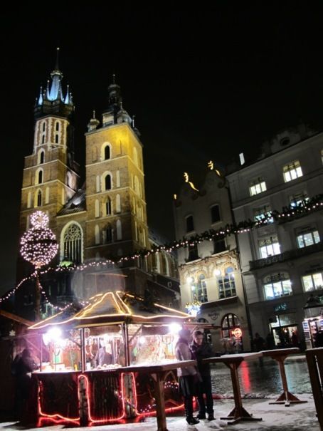 Krakow Christmas Market Food Stall