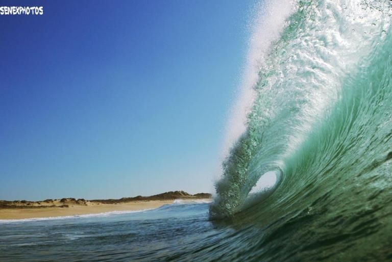 Surfing in the Algarve, Portugal
