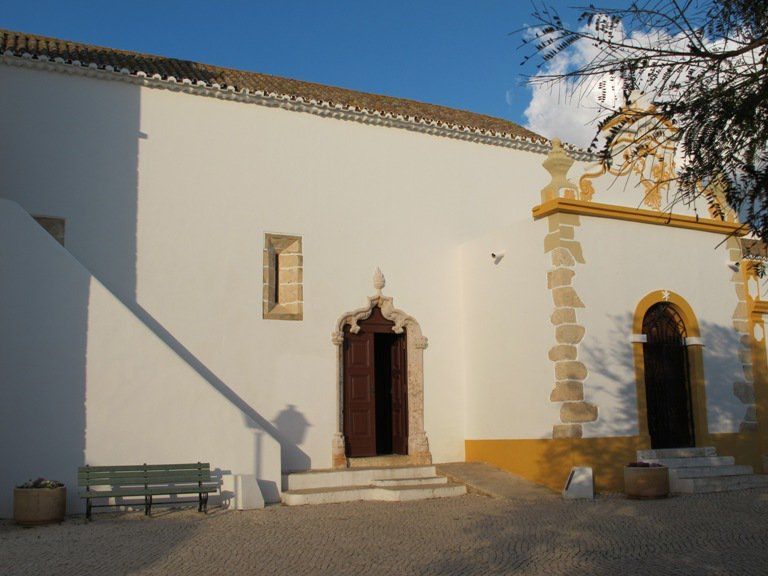 Alvor Church in the evening sun