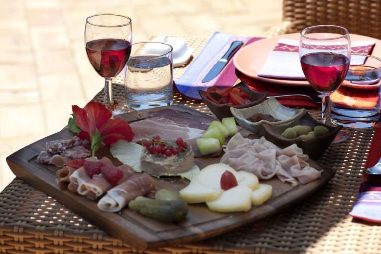 Lunch on the terrace