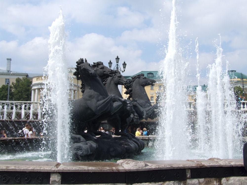 Moscow fountains.