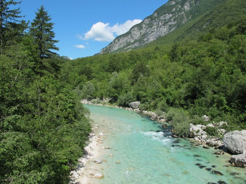 Rafting on the Soca River