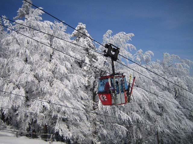 Mariborsko pohorje Ski Resort – Amazing view from the ski gondola