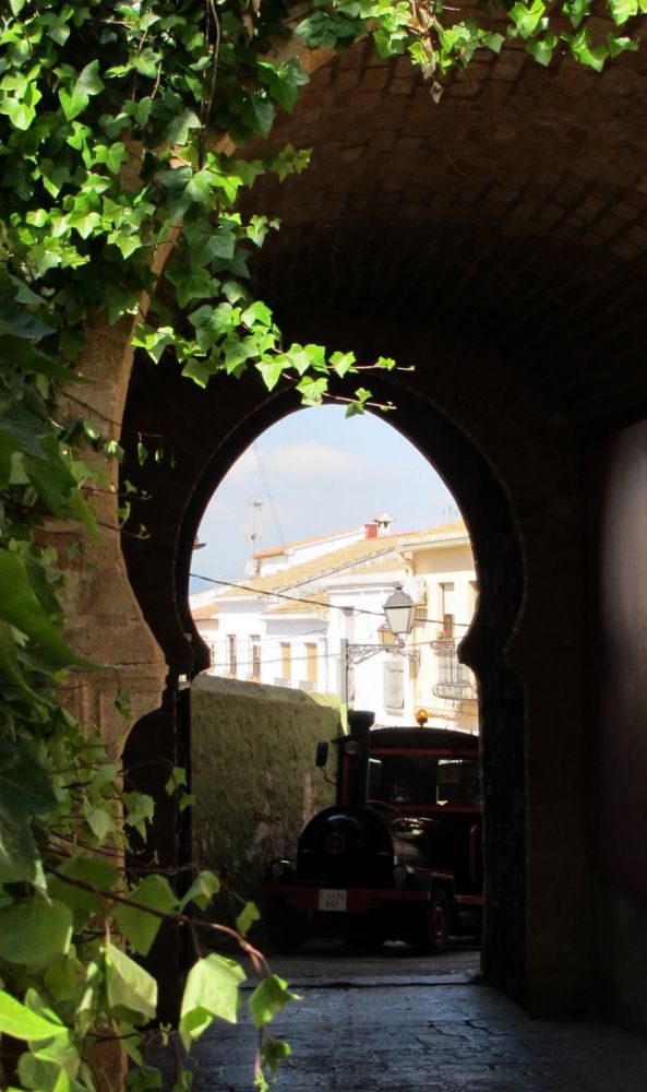 View from the arches over Denia town