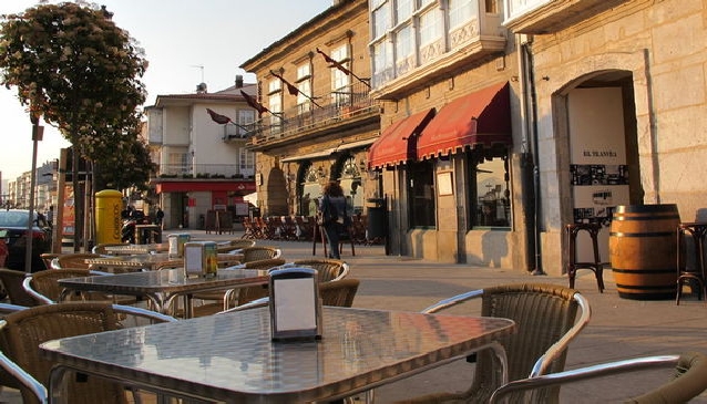 A Coffee in Baiona, Galicia