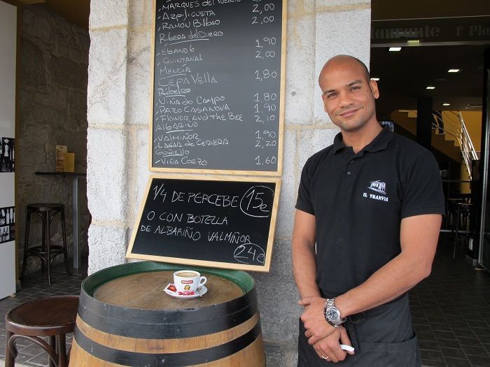 A Coffee in Baiona, Galicia