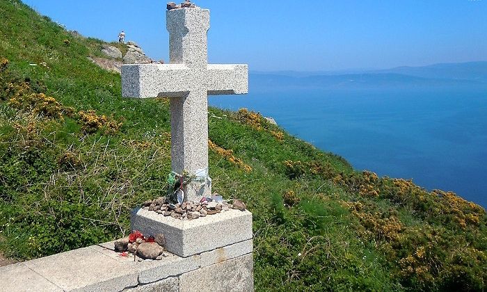 Cape Fisterra (Randall St. Germain, Author of Camino de Santaigo in 20 Days)