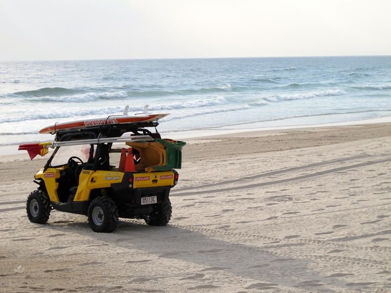 Sunrise on Surfers Paradise beach