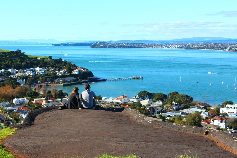 Looking out to The Hauraki Gulf