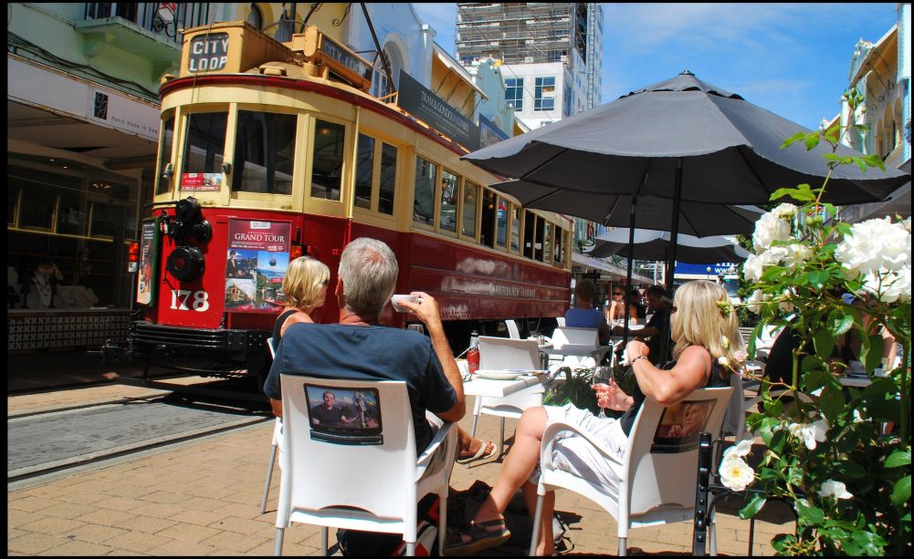Christchurch Tram on Main Street