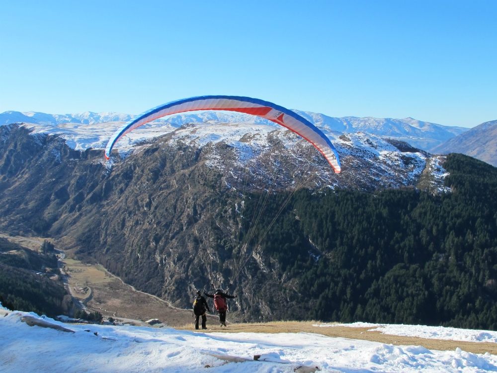 Paragliding from the Skyline Gondola