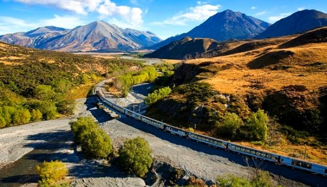 On Board The TranzAlpine Railway 