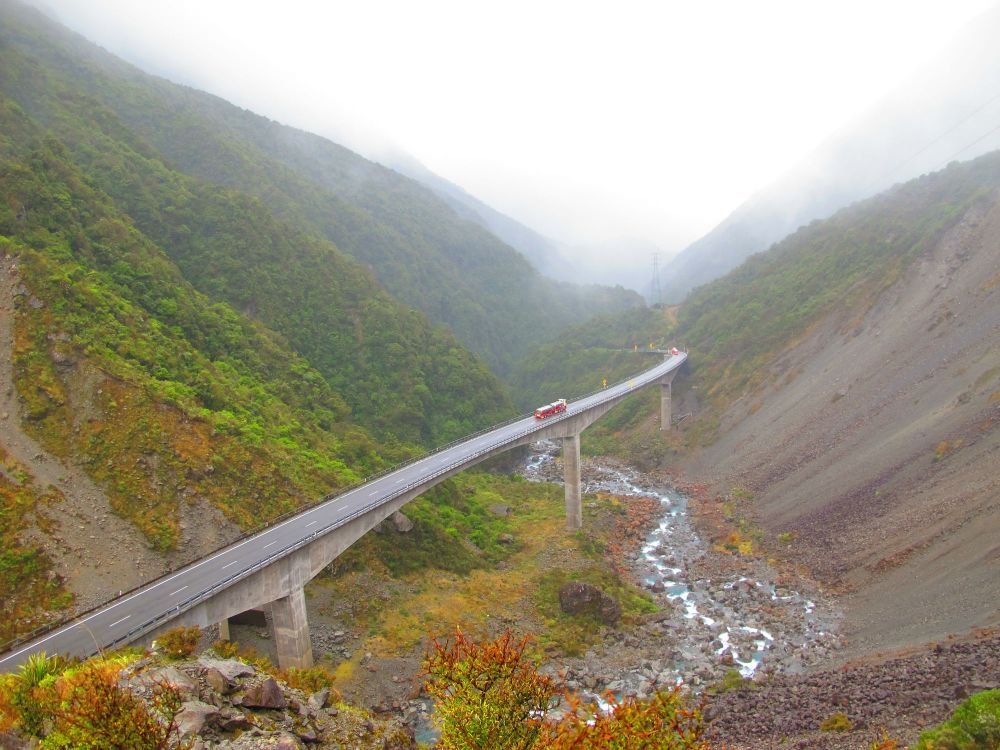 Driving from New Zealand's East to West Coast