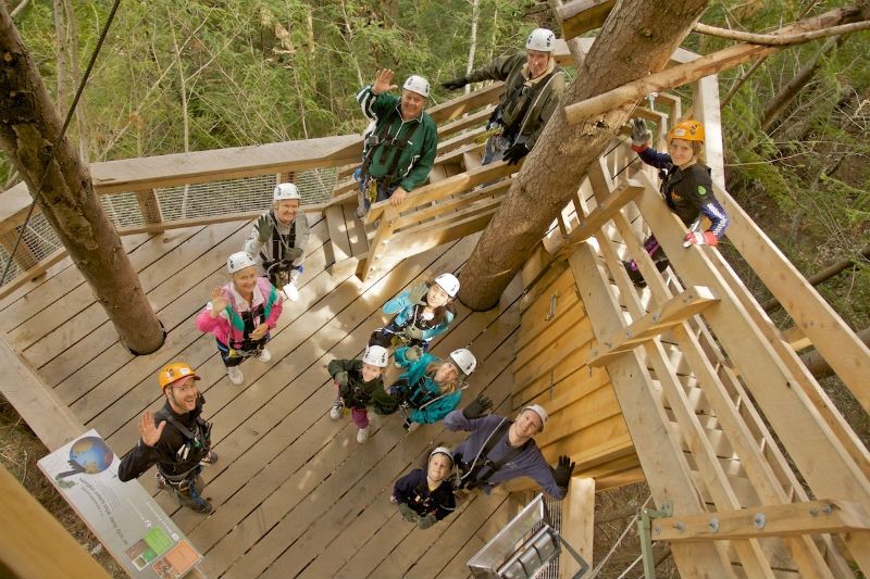 Ziplining in Queenstown