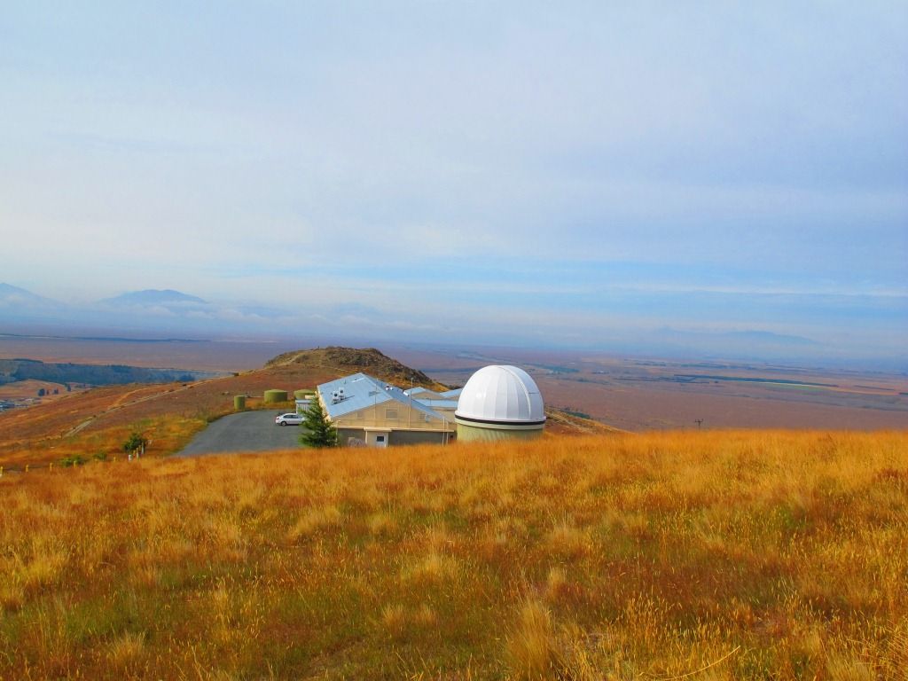 Viewing Blue Sky Country at Lake Tekapo