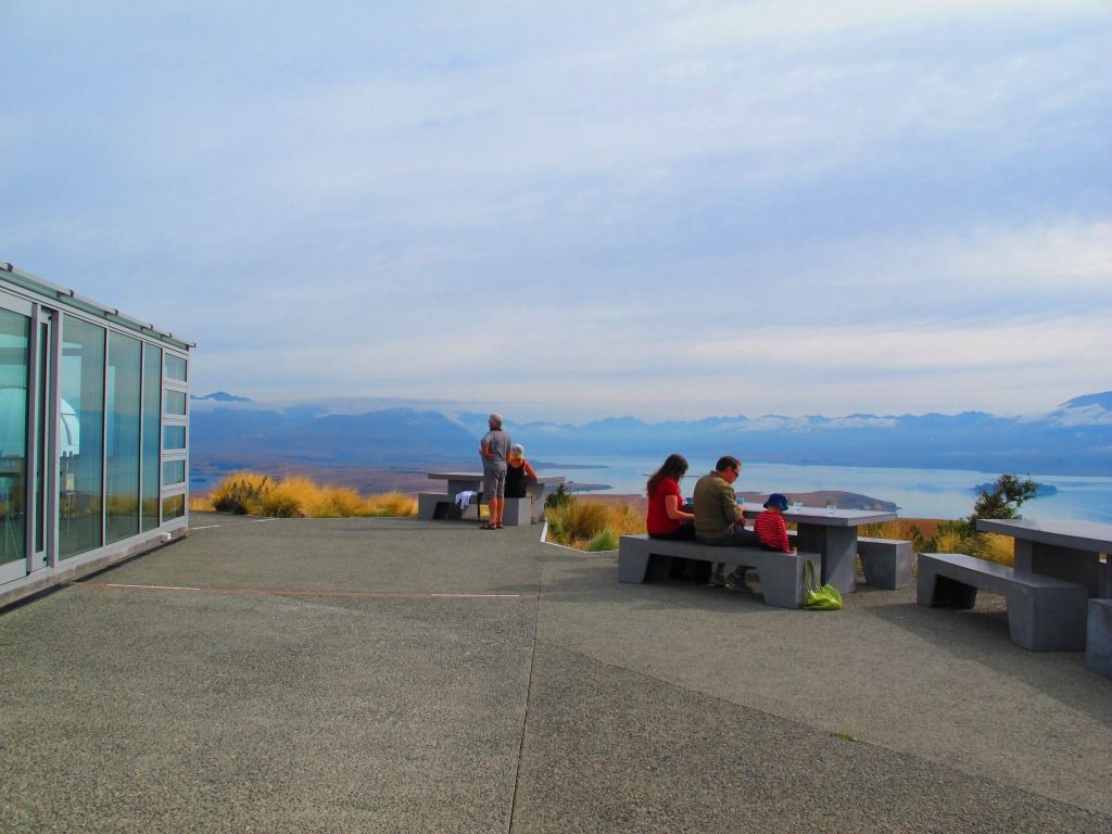 Viewing Blue Sky Country at Lake Tekapo