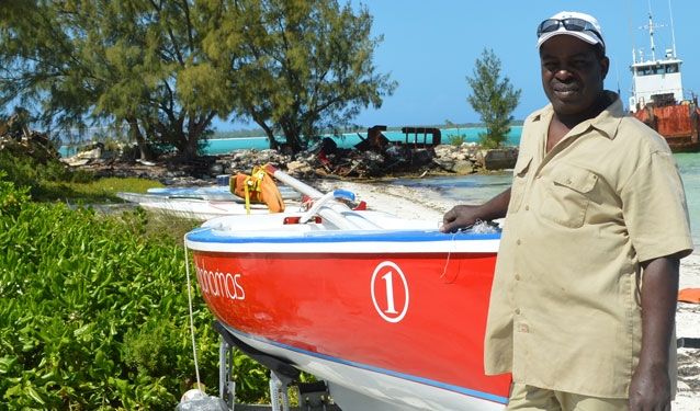 Sailing Legend 'Buzzy' Rolle, Exuma, Bahamas