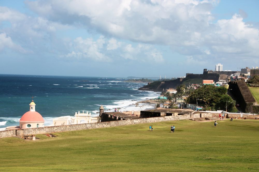 View of Cemetery and La Perla from El Morro