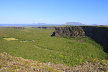 Ásbyrgi Canyon