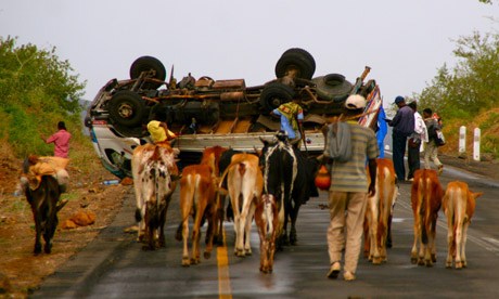 Ethiopian car crash (Charlie Walker)