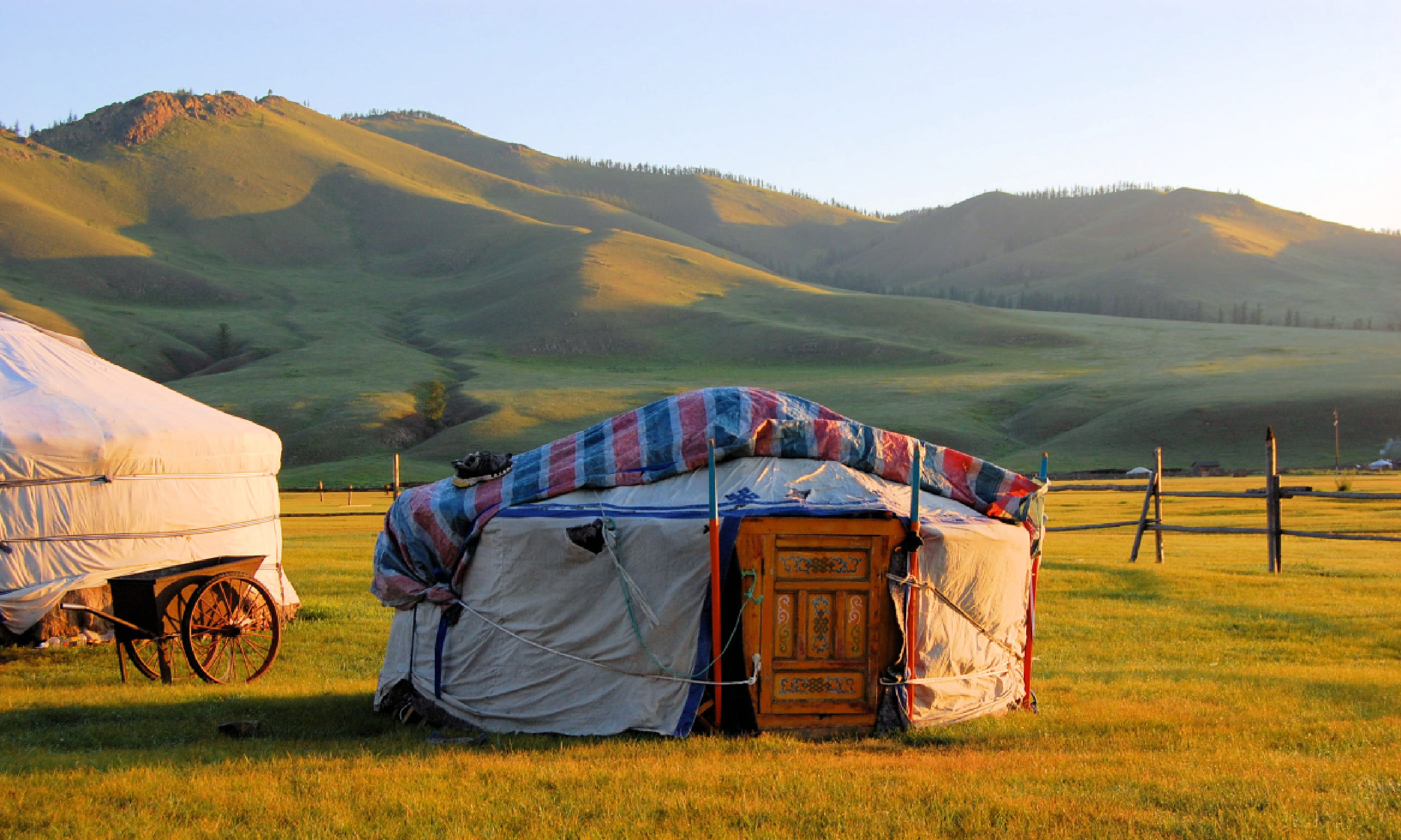 Traditional ger tent home of Mongolian nomads (Shutterstock)