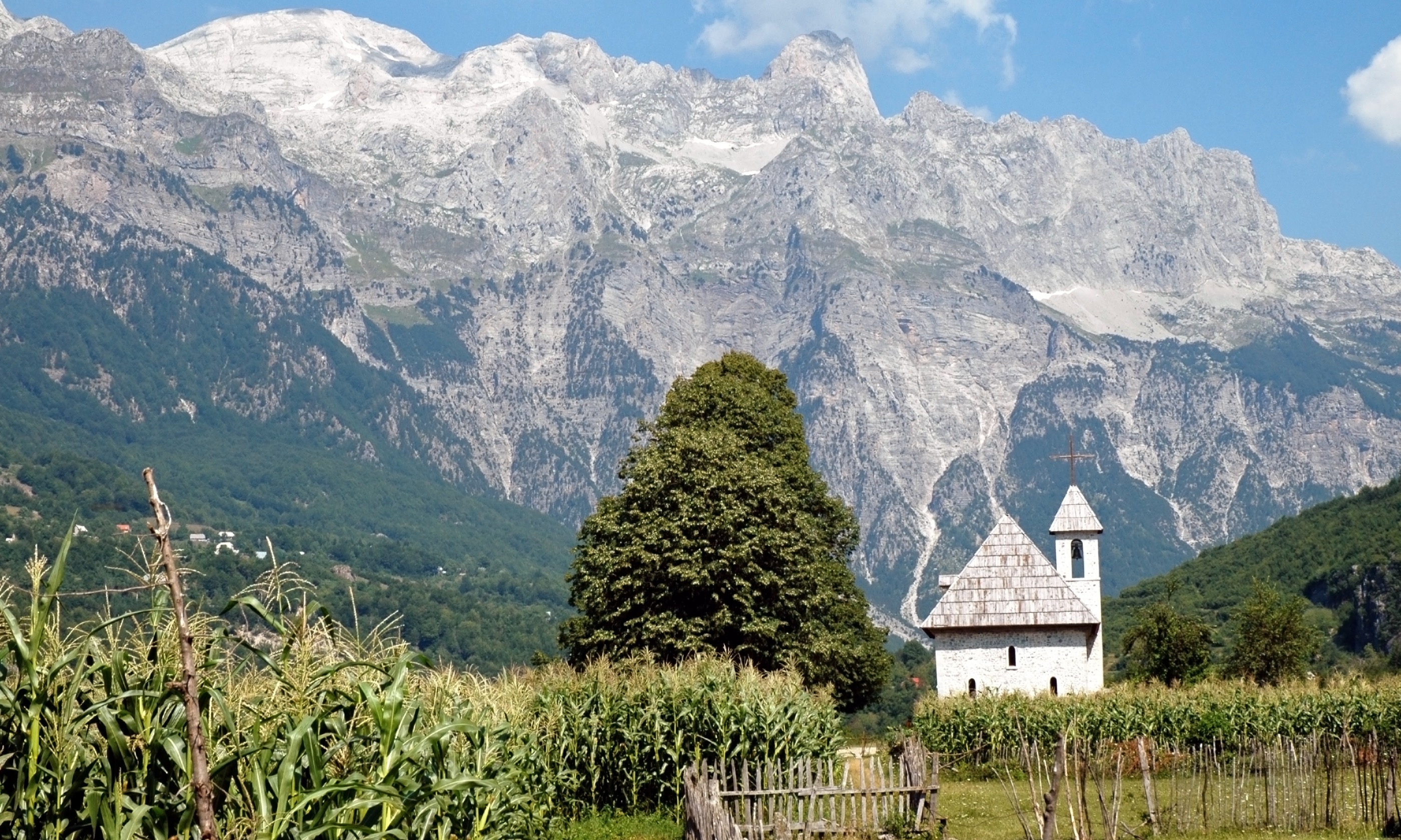 Church in Theth village, Prokletije mountains, Albania (Shutterstock.com)