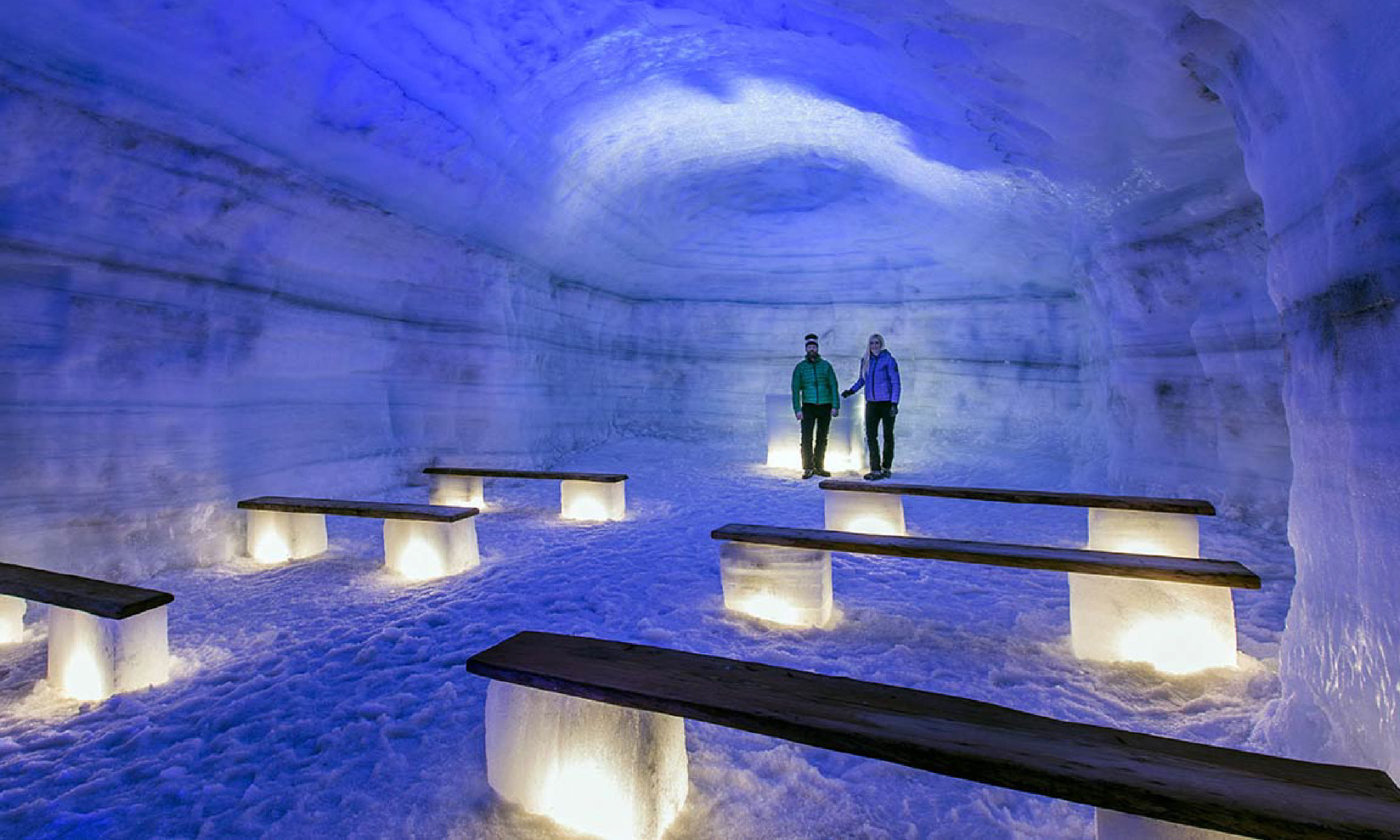 Inside Langjokull glacier (Photo: Into the Glacier)