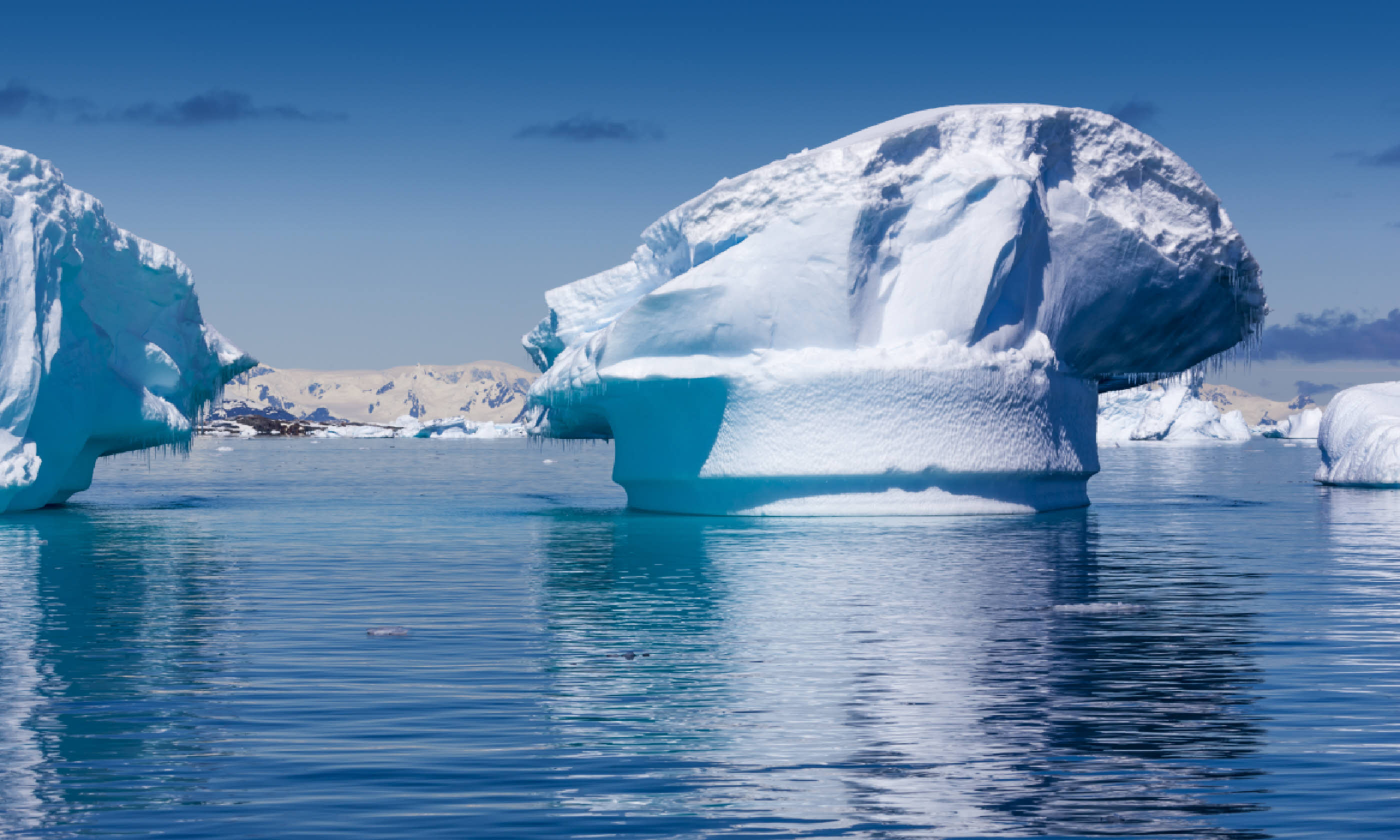 Antarctica icebergs (Shutterstock)
