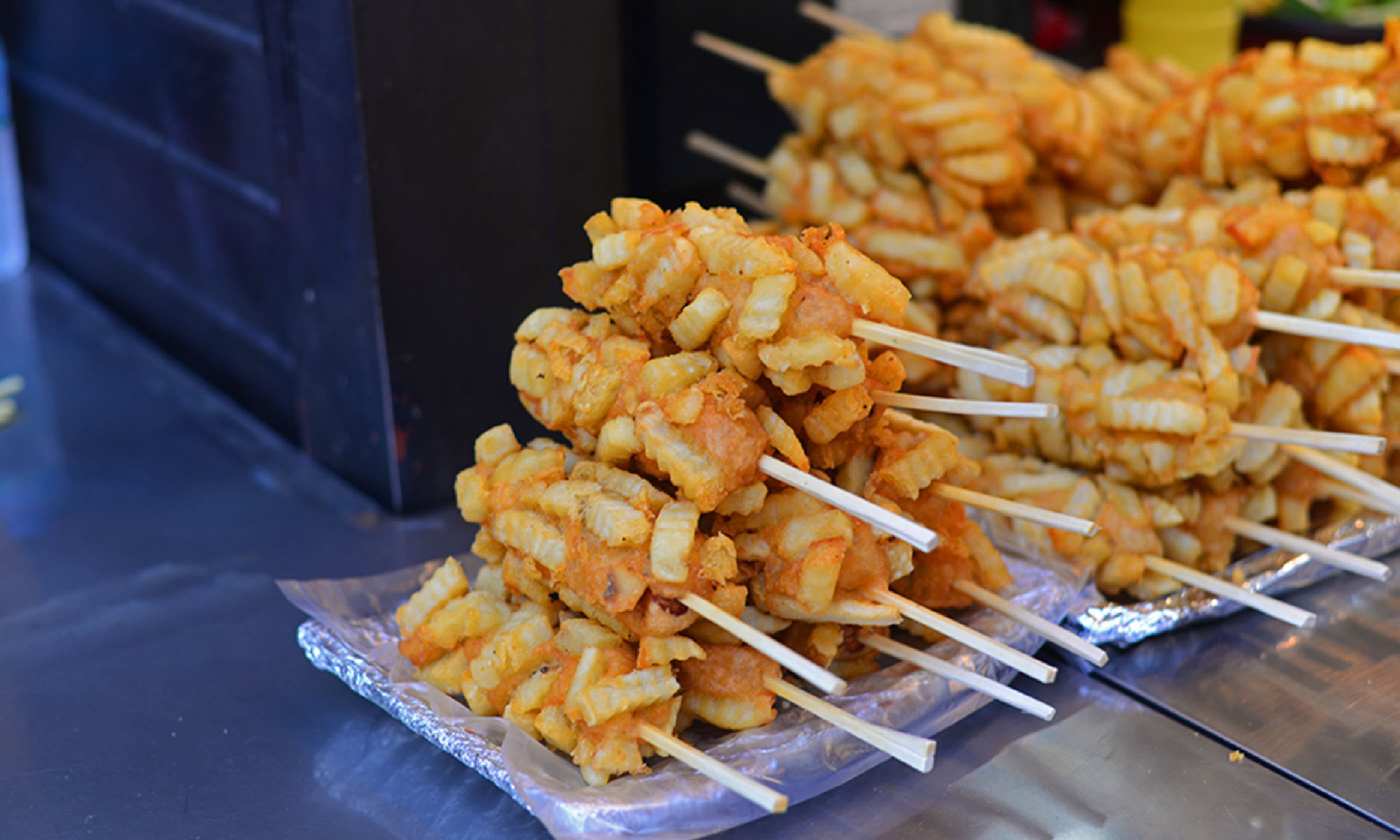 Battered hotdogs (LifesWanderlust: Street food in Seoul)
