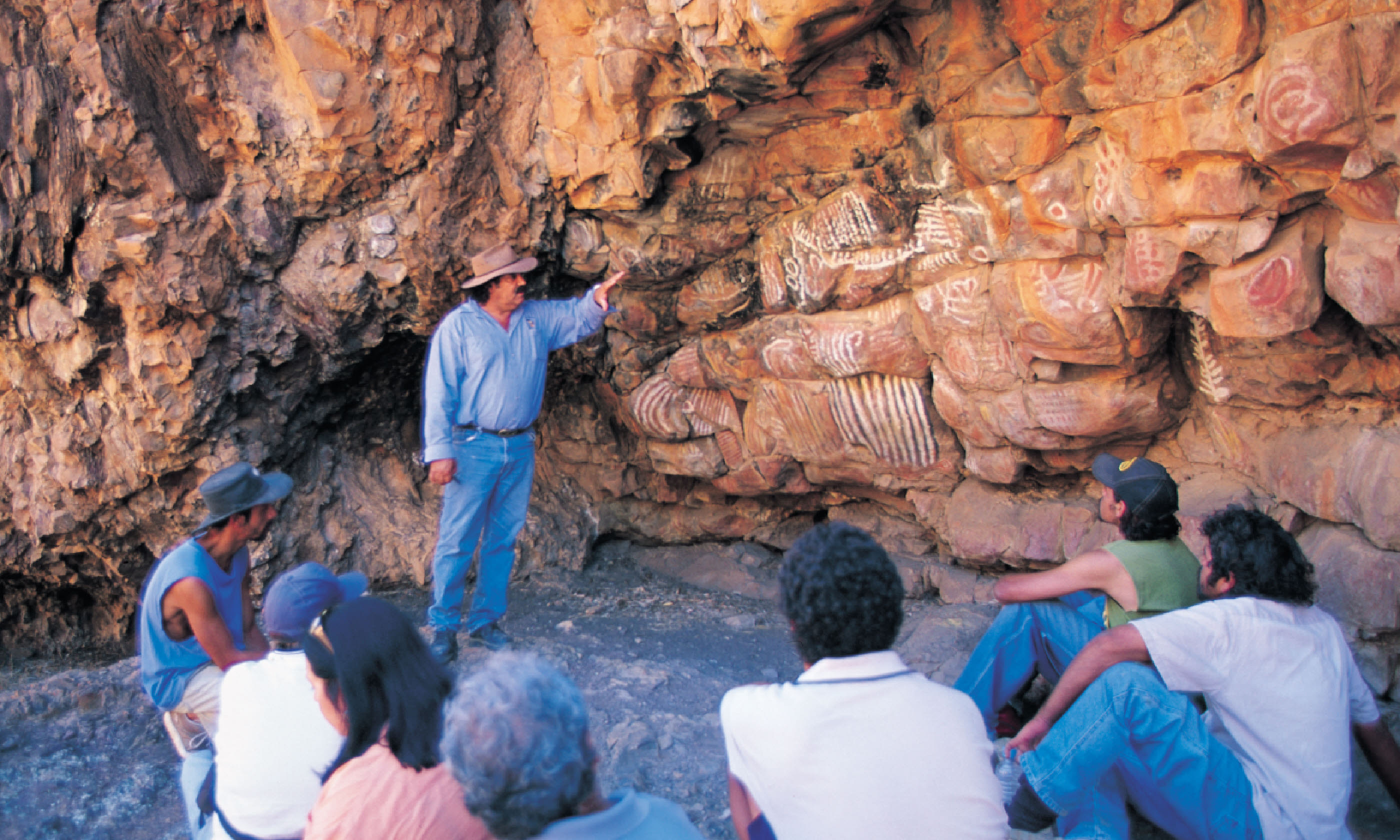 Rock art in the Flinders Range (SATC)