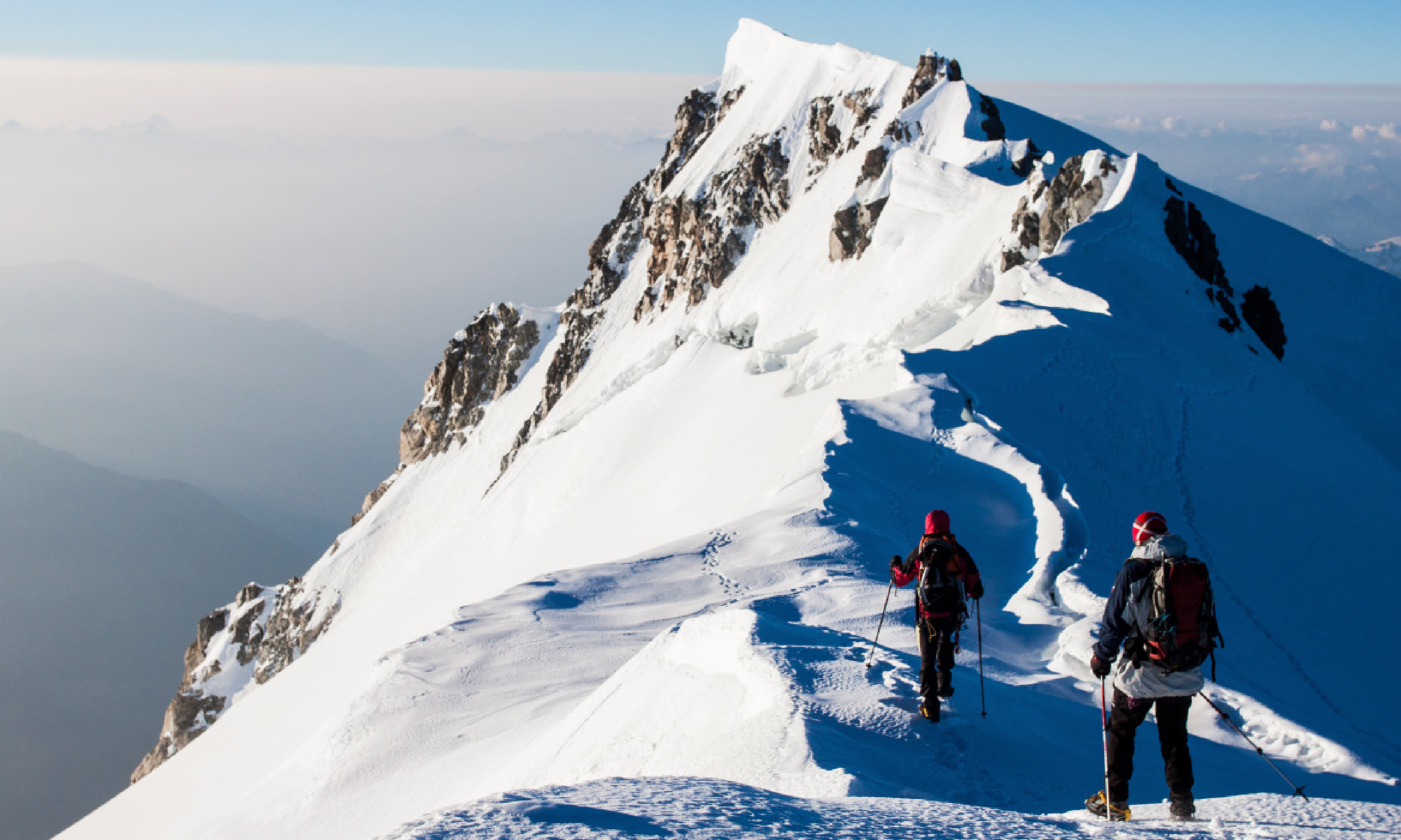Climbers in the Alps (Shutterstock)